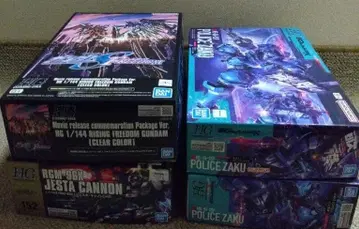 HG 건담 프라모델 묶음 판매 4점 세트