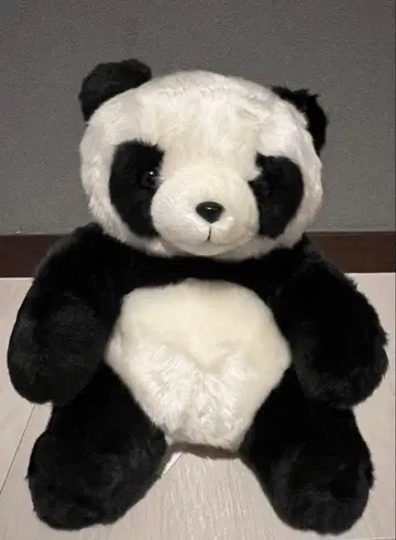 팬더 봉제 인형 화이트 해변 어드벤처 월드 팬더 완구 인형 앉은 모습