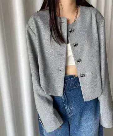 Ameri DEFORMATION SUMMER TWEED JACKET