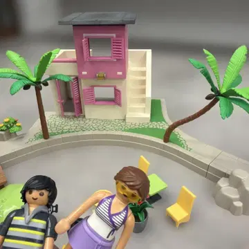playmobil 레어 city life modern house 세트