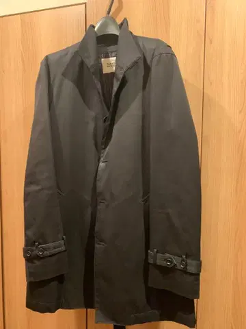TAKEO KIKUCHI 스텐카라 코트 사이즈 4 블랙 안감 부착