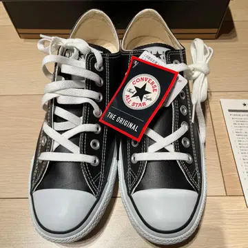 [ 새상품 ] 컨버스 올스타 블랙 가죽 27cm
