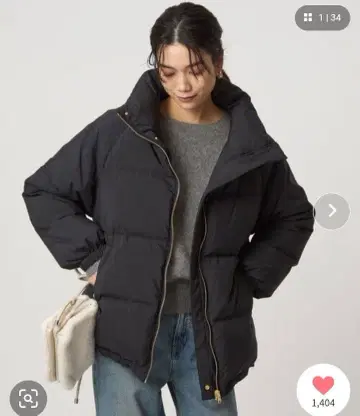 이번 시즌 타프타 리버서블 다운 워셔블 36