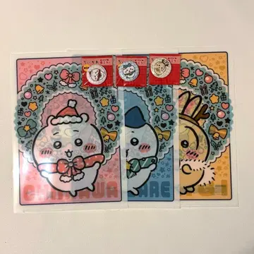 치이카와 x 세븐일레븐 콜라보 캔 거울과 클리어 파일 (6개 세트)