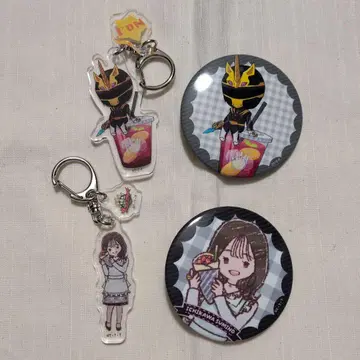 고쥬우쟈 아크릴 키링 캔뱃지 고쥬우 유니콘 / 이치가 쿠마노