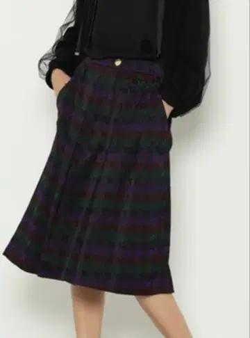 그레이스 콘티넨탈 그레이스 클래스 모노그램 자카드 스커트 36