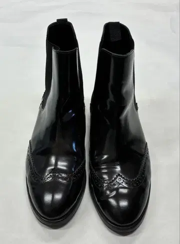 사이드 고어 부츠 가죽