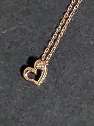 K10 하트형 여성용 목걸이