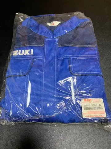 SUZUKI 오버롤 L 사이즈 파랑 츠나기