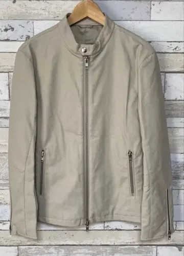 [ TESS ] 인조 가죽 싱글 라이더 자켓 M 사이즈