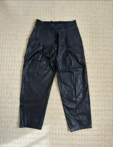 [ stein ] 인조 가죽 팬츠 Black