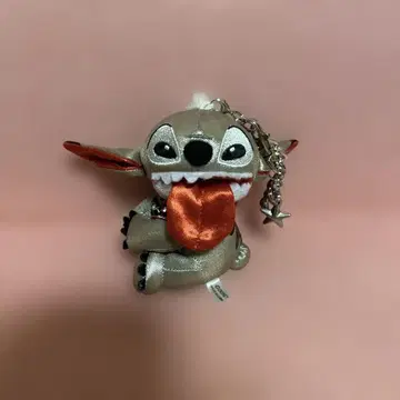 디즈니 스토어 스티치 봉제 인형 키체인 락 rock