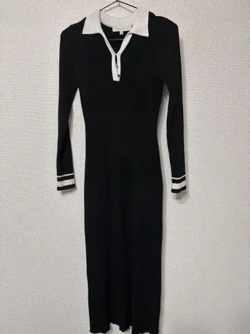 MERCURYDUO 블랙 화이트 원피스 M