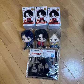 미세스 그린애플 A상 봉제 인형 마스코트 컴플리트 세트