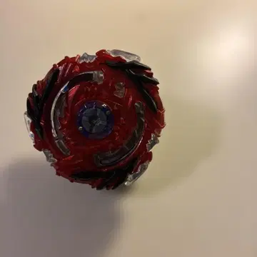 베이블레이드 빨간색과 블랙 3 부품