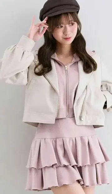 [미사용 새상품] 마제스틱 레곤 숏 라이더 자켓 M 사이즈