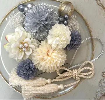 마지막 1점 성인식 졸업식 시치고산 사전 촬영 머리 장식