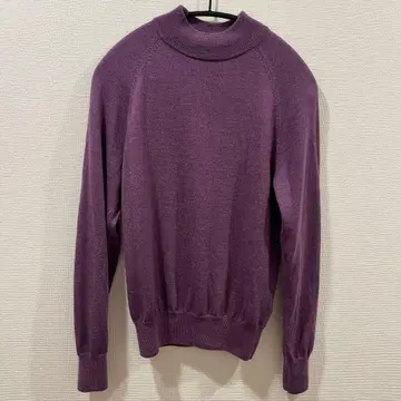 Steven Alan 보드넥 니트 울 100% 보라색