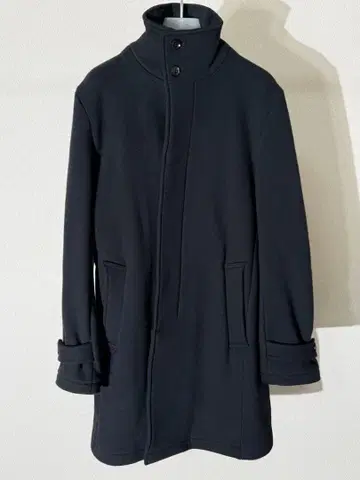 junhashimoto 스탠드 카라 코트 블랙 4