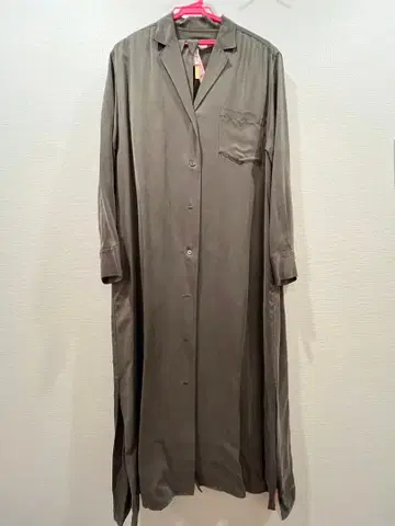 스티븐 앨런 셔츠 원피스 그레이 / 카키
