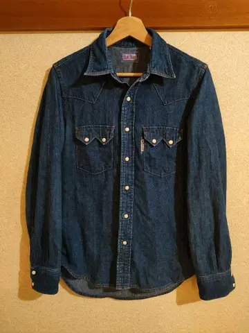 BLUEBLUE 블루블루 스테디셀러 라이트 데님 웨스턴 셔츠