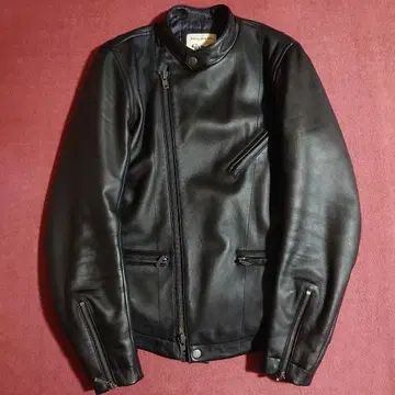 번 아웃 양가죽 자켓