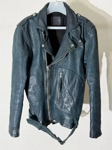 백래쉬 x 리스트 더블 라이더 자켓