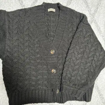 Samantha Mo 다크 그레이 가디건