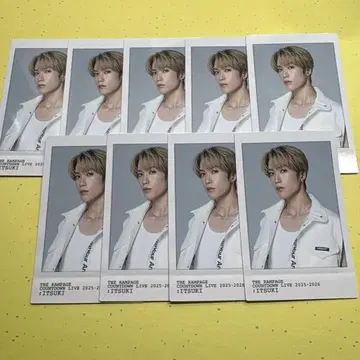 THE RAMPAGE 카우콘 스티커 후지와라 이츠키 9장 세트