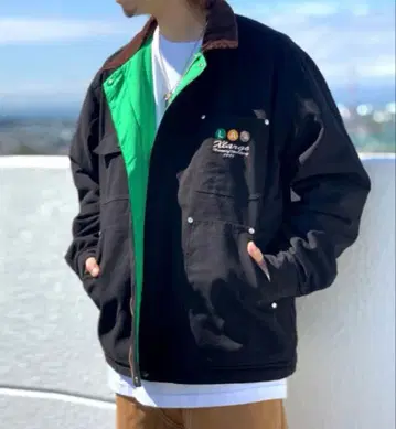 XLARGE 리버서블 덕 워크 자켓