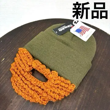 새상품 USA Beard Beanie 비어드 비니 니트 모자 캡