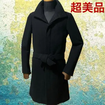 미사용급 컨디션 최상 ATTACHMENT 어태치먼트 비즈니스 코트 블랙