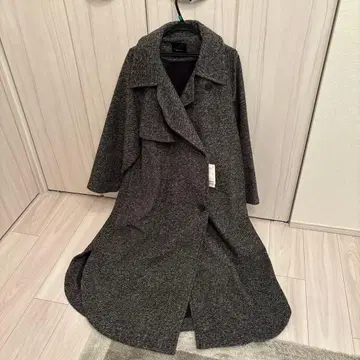 택 포함 새상품 스픽 앤 스팬 헤링본 코트 38