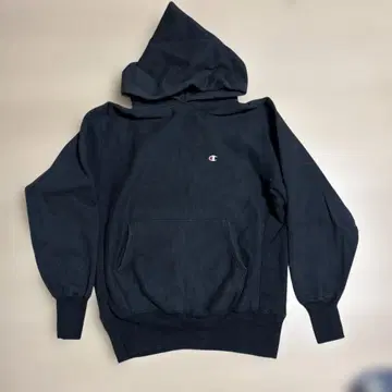 90s champion reverse weave hoodie black
