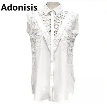 미사용, Adonisis 슬리브리스 블라우스