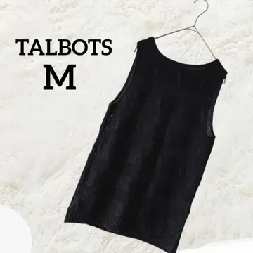 TALBOTS 블랙 슬리브리스 니트 M 사이즈 썸머 니트