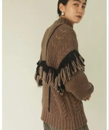 todayful 프린지 니트