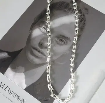 써지컬 스테인리스 U 체인 목걸이