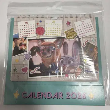 디즈니 스토어 주토피아 달력 2026