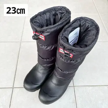 HUNTER 스노우 부츠 블랙