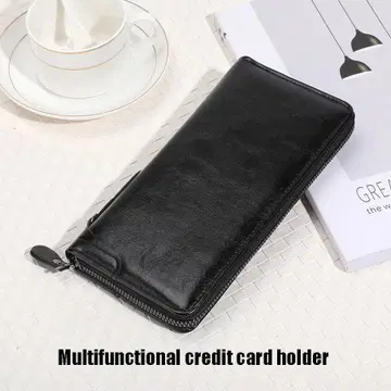 다기능 신용카드 홀더 블랙 장지갑