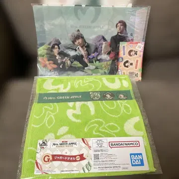 제일복권 Mrs. GREEN APPLE 자카드 타월 클리어 파일