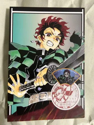 귀멸의 칼날 초일인 맥시 카드 엽서 카마도 탄지로