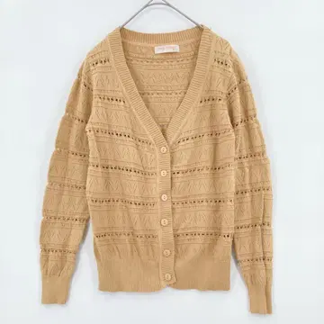 아냅 민피 아냅 민피 가디건 긴팔 베이지