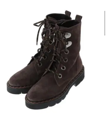 루카 그로시 레이스업 부츠 38 다크 브라운