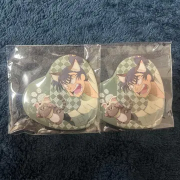 닌타마 란타로 하트 캔뱃지 10