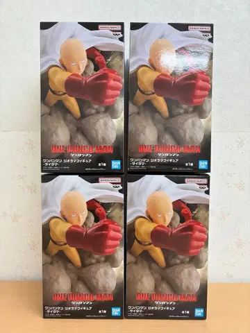 원펀맨 디오라마 피규어 사이타마 4개 세트