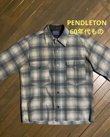 펜들턴 60s 울 체크 셔츠 60년대 옴브레