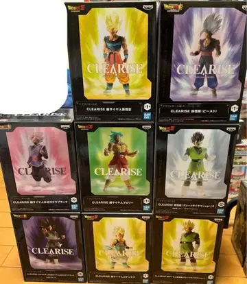 드래곤볼 클리어라이즈 피규어 묶음 판매 8개