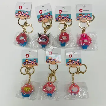 산리오 캐릭터 미야쿠미야쿠 키링 7개 세트 컴플리트